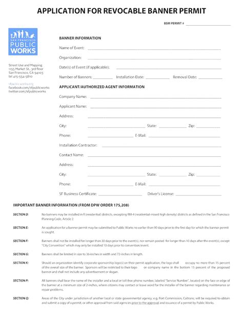 Fillable Online Permit Application Process For Outdoor Special Events