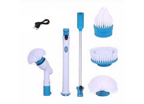 Esfreg O El Trico Vassoura Spin Mop Recarreg Vel Scrubber Port Til