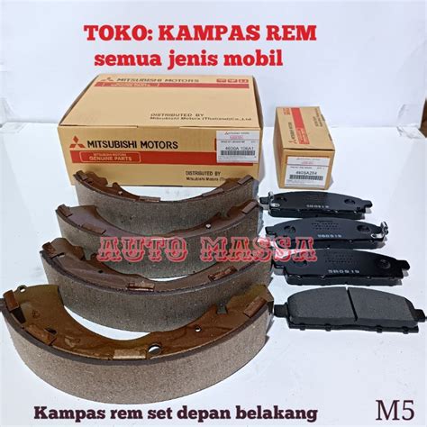 Jual KAMPAS REM SET PAJERO SPORT TRITON KOMPLIT DEPAN BELAKANG PAJERO