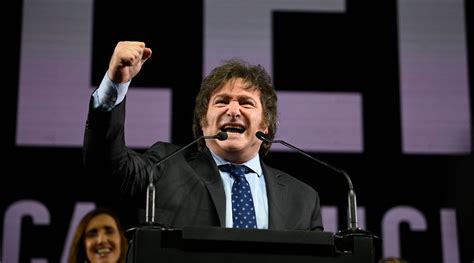 Far Right Outsider Milei Wins Argentina Presidential Run Off Election