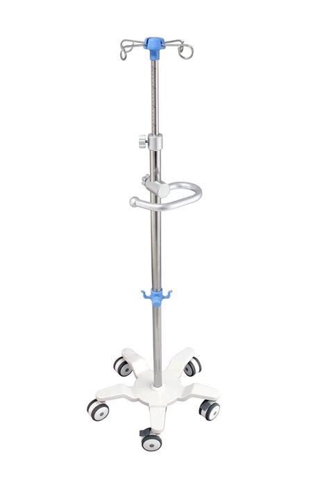 High Quality Hospital Infusion Pole Stand Portable Stainless Steel Iv