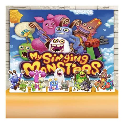 Festa Anivers Rio My Singing Monsters Cen Rios Kit Prata Parcelamento