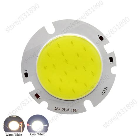 High Power COB Chips LED Integrated Beads SMD 10W 12W 15W 20W 60mm