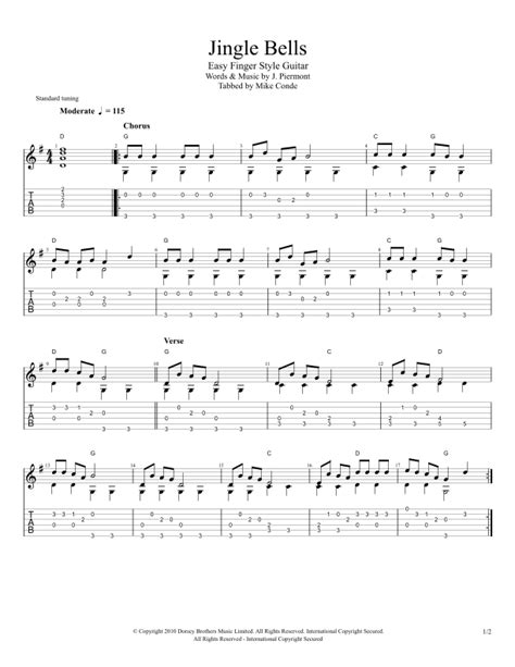 Jingle Bells Arr Mike Conde By J Pierpont Sheet Music For Easy