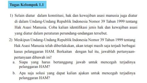 Soal Kunci Jawaban Pelajaran Pkn Kelas Sma Hal Identifikasi