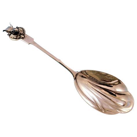 Saxon Stag By Gorham Sterling Silver Gravy Ladle 3d Applied Figural For