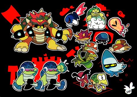 Mario 1 Enemies By Shoesbedrawin On Newgrounds