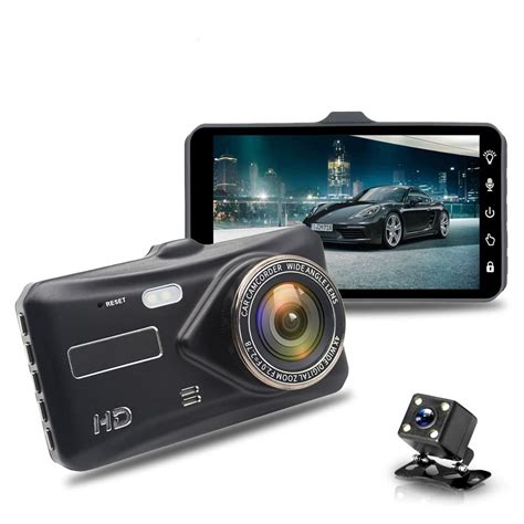 Beebird Touch Screen Dual Dash Camera Fhd Front And Rear Driving