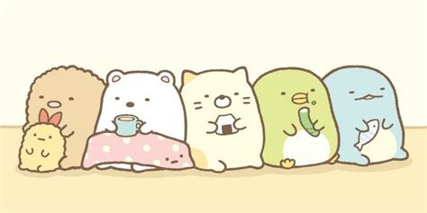 Characters Of Sumikko Gurashi Shirokuma Penguin Tokage Neko