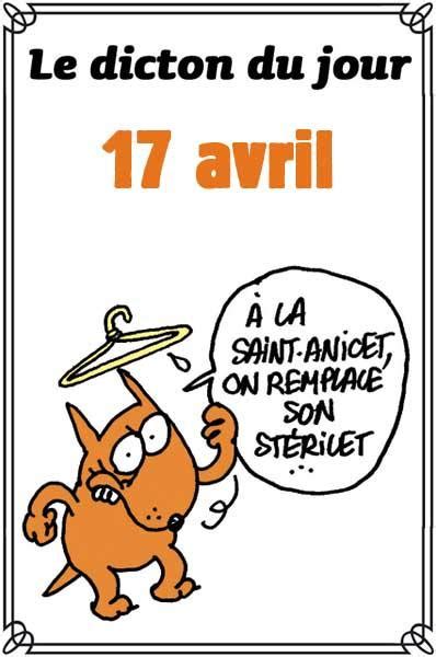 Dicton du jour le 17 Avril À Voir