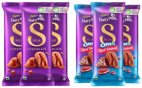 Cadbury Dairy Milk Silk Oreo Red Velvet Pack Of X G Cadbury