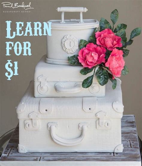 Stacked Luggage Wedding Cake 3d Suitcase Cake Travel Wedding Cake