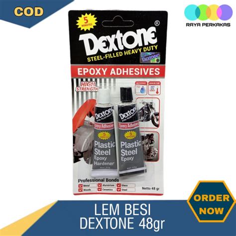 Jual Lem Dextone Epoxy Adhesives Menit Lem Besi Lem Plastik