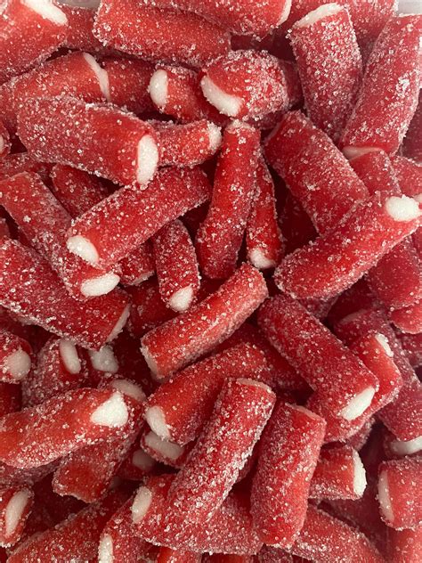 Fizzy Strawberry Pencil Bites Sweet Treats Uk