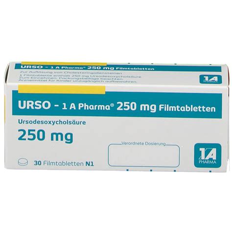 Urso 1a Pharma® 250mg 30 St Mit Dem E Rezept Kaufen Shop Apotheke