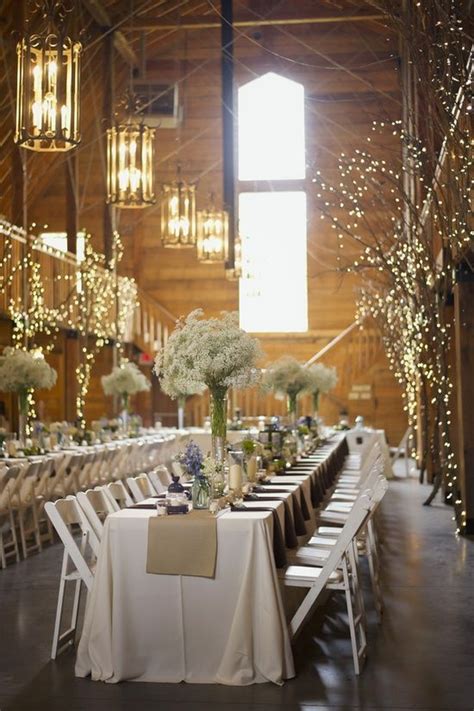 Chic Rustic Wedding Ideas With Tree Branches Tulle Chantilly