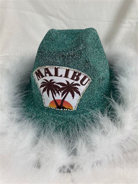 Malibu Sparkly Cowboy Hat Etsy Alcohol Halloween Costumes