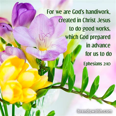 Created In Christ Brenda Walsh Scripture Images