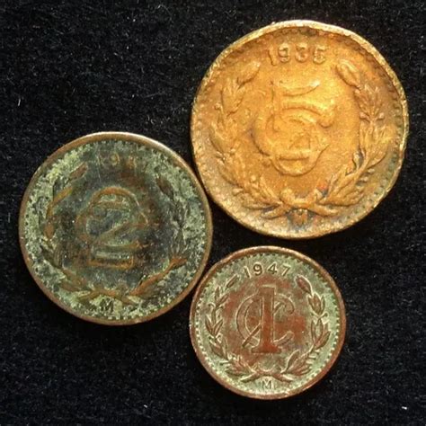 Monedas Y Centavos Monograma Cobre Bronce Bonitas Meses Sin