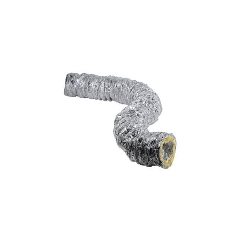 Conduit alu souple isolé m0 m1 ø80 lg 10m lv 50mm AXELAIR