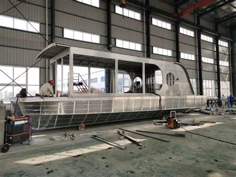 Allshine New Design House Boat Luxury Aluminum Pontoon Houseboat For