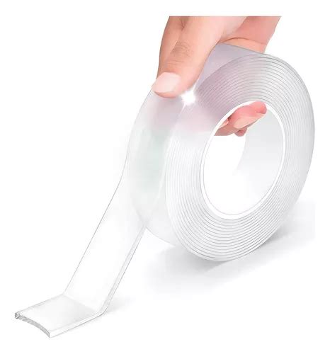 Cinta Doble Cara Adhesiva Ecomlab Transparente Nano Tape Liso