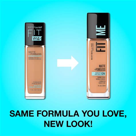 Maybelline Fit Me Matte Poreless Liquid Oil Free Foundation Makeup Golden Caramel 1 Count