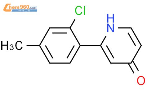 2 2 chloro 4 methylphenyl 1H pyridin 4 oneCAS号1261908 53 5 960化工网