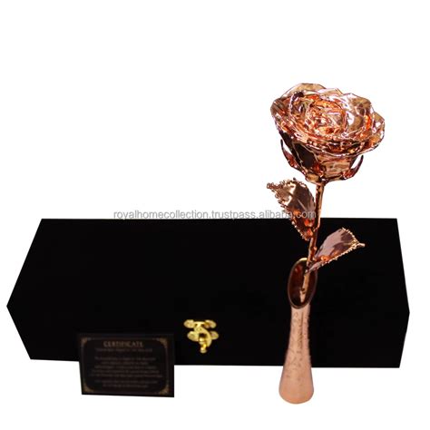 Fresh Arrival 24 Karat Rose Hot Sale High Quality Natural Flower 24k