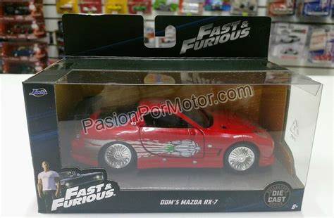 Pulgadas Mazda Rx Dom S Toretto Rojo Rapido Y Furioso