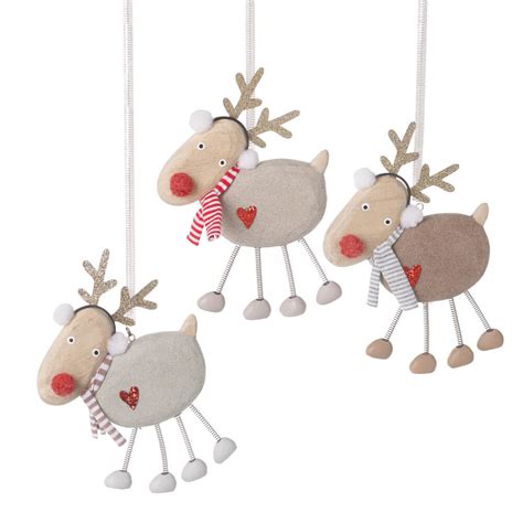 Bouncy Hanging Deer Cotswold Christmas Shop