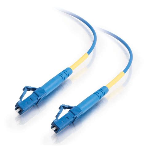 9 8ft 3m Lc Lc 9 125 Os2 Simplex Single Mode Pvc Fiber Optic Cable Blue 9 125 Simplex