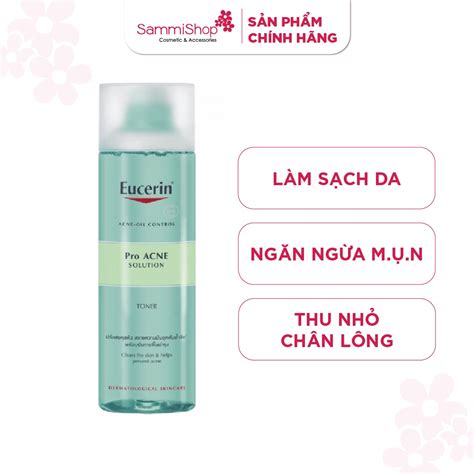 Nước hoa hồng cho da dầu mụn Eucerin Acne Oil Control ProAcne Solution