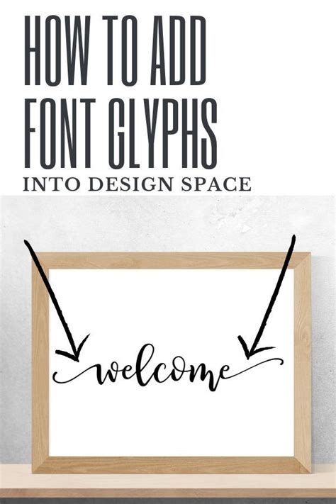 How To Add Glyphs Into Cricut Design Space Using An Iphone Fonts