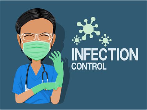 Medical Staff Show Infection Control Stock Illustration - Download ...