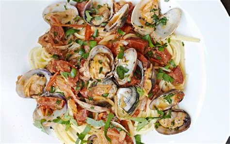 Linguines Aux Palourdes Et Au Chorizo Cuisine Et Recettes Recette