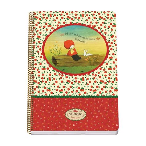 Cuaderno Espiral Folio Tapa Blanda Hojas Santoro Poppi Loves Apple