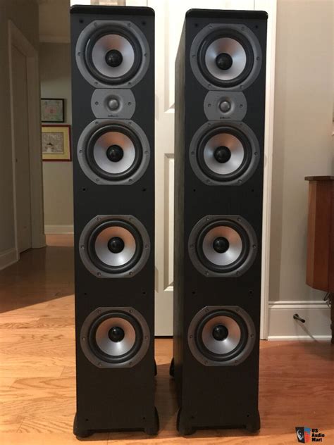 Polk Tsi Black Floorstanding Speakers Pair Photo Canuck