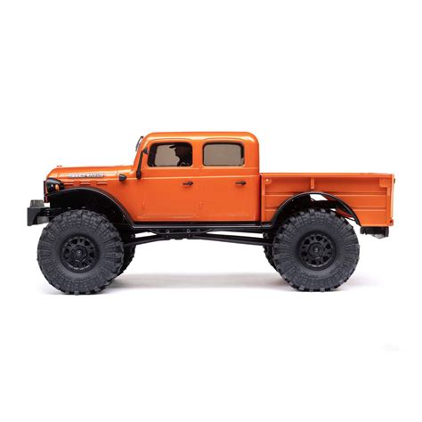 Axial 124 Scx24 Dodge Power Wagon 4wd Rock Crawler Brushed Rtr Orange