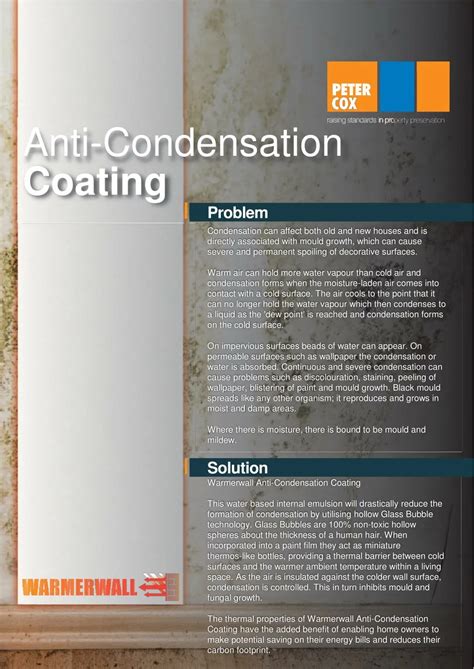 Ppt Peter Cox Anti Condensation Paint Powerpoint Presentation Free