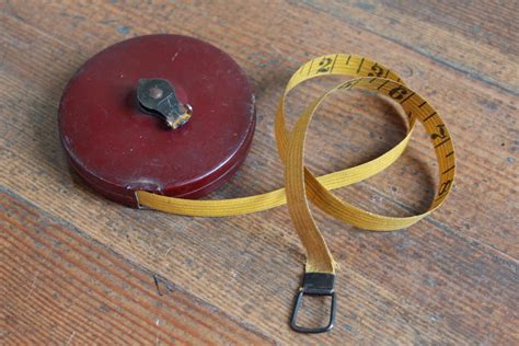 Vintage Red 50 Foot Tape Measure Lufkin