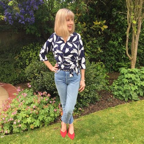 Finished My Ella Blouse In Time To Enjoy The Sun I Love This Top