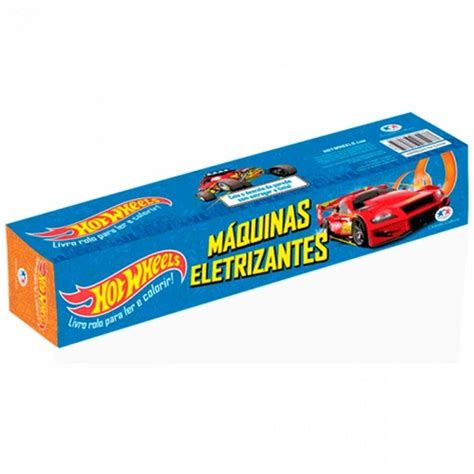 Livro Rolo Hot Wheels Maquinas Eletrizantes Ler E Colorir Ciranda Cultural Shopee Brasil