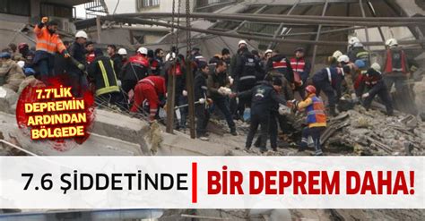 Lik Depremin Ard Ndan B Lgede Iddetinde Bir Deprem Daha