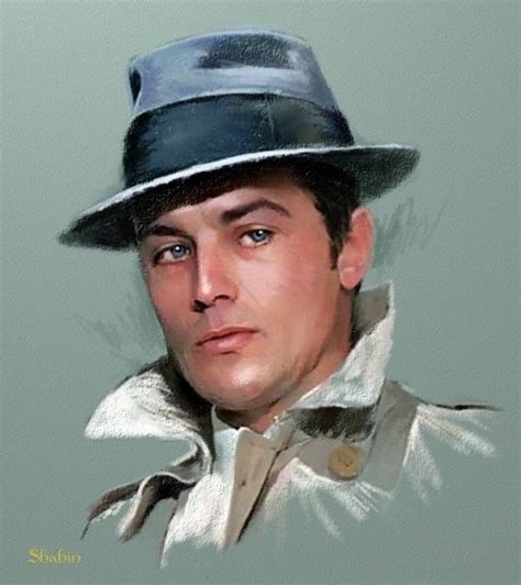 Stars Portraits Portrait Of Alain Delon By Shahin Alain Delon