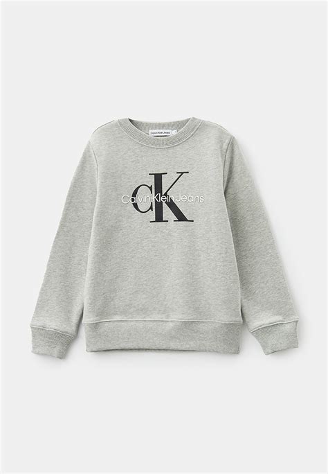 Свитшот Calvin Klein Jeans, цвет: серый, RTLADN141001 — купить в ...