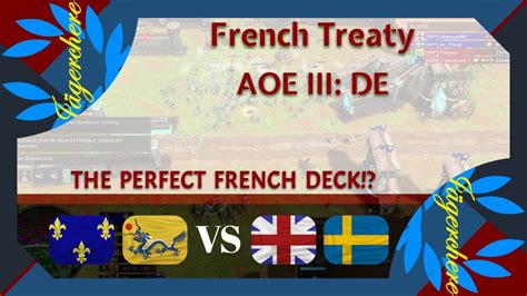 AOE III DE French With This Deck Is Busted 2v2 Treaty With French