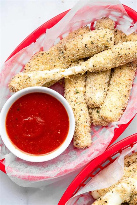 Oven Baked Mozzarella Sticks Recipe Yoga Pit