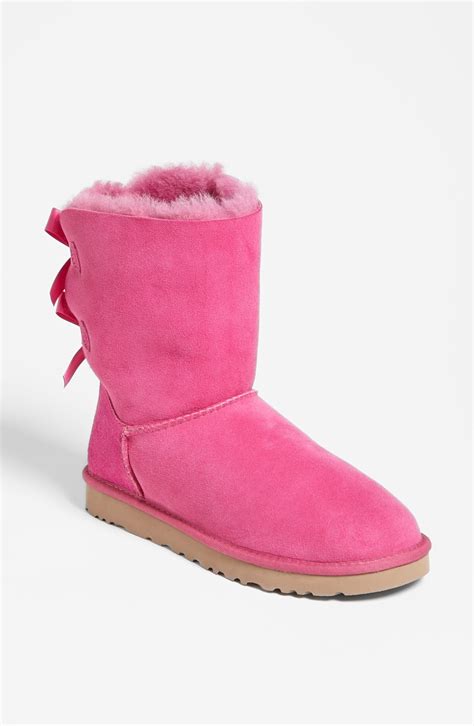 Ugg Bailey Bow Boot In Pink Princess Pink Lyst