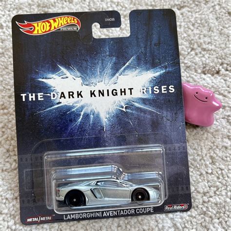 Hot Wheels Premium Lamborghini Aventador Coupe The Dark Knight Rises Shopee Malaysia